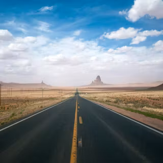 American road wallpaper