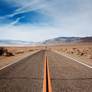 American road wallpaper