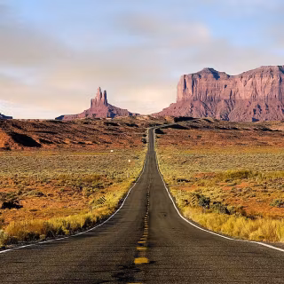 American road wallpaper
