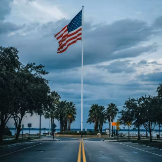 American road wallpaper