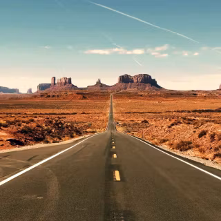 American road wallpaper