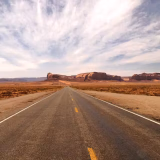 American road wallpaper