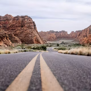 American road wallpaper