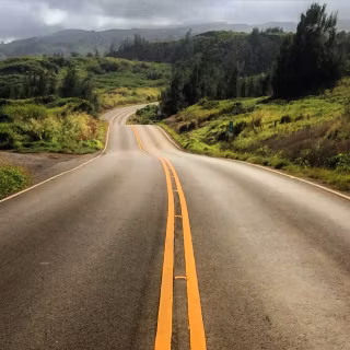 American road wallpaper