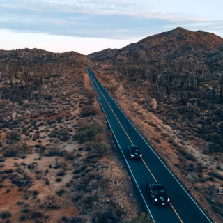 American road wallpaper
