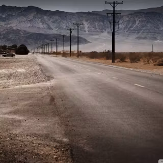 American road wallpaper