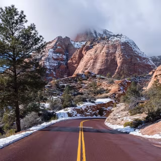 American road wallpaper