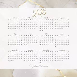 2025 calendar wallpaper