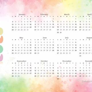 2025 calendar wallpaper