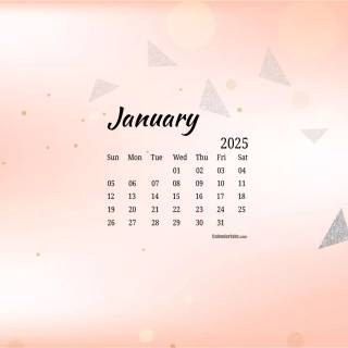 2025 calendar wallpaper