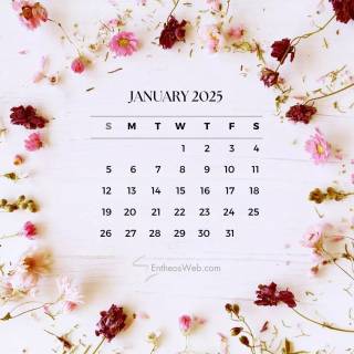 2025 calendar wallpaper