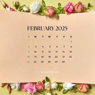 2025 calendar wallpaper