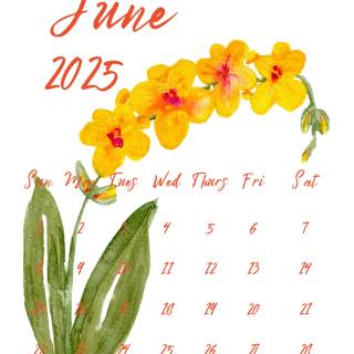 2025 calendar wallpaper