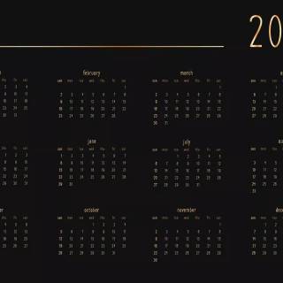 2025 calendar wallpaper