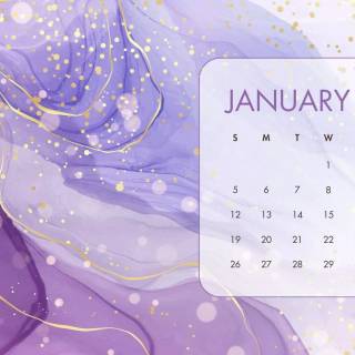January 2025 wallpaper