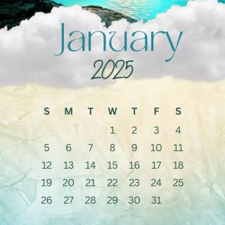 January 2025 wallpaper