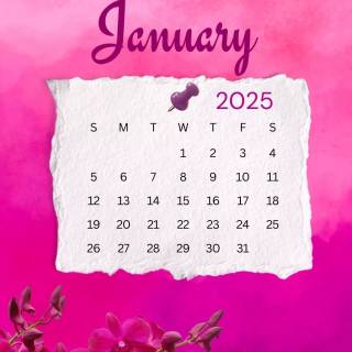 January 2025 wallpaper
