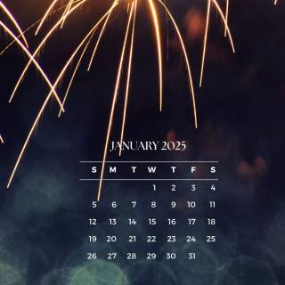 January 2025 wallpaper