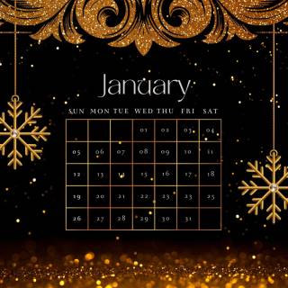 January 2025 wallpaper