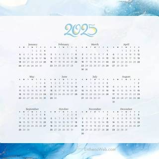 January 2025 wallpaper