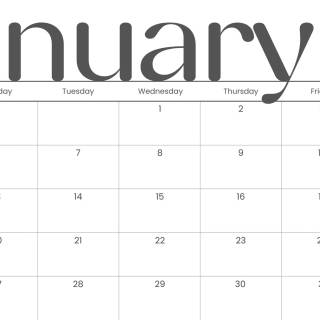 January 2025 wallpaper