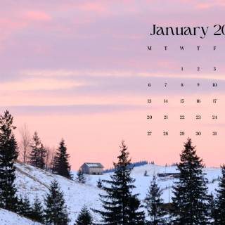 January 2025 wallpaper