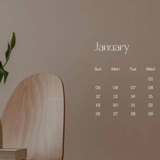 January 2025 wallpaper
