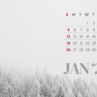 January 2025 wallpaper