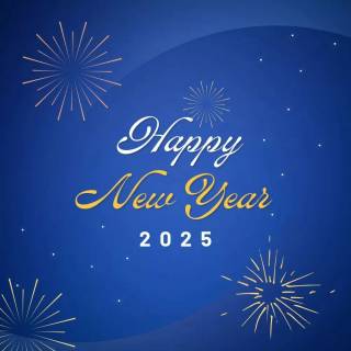 New Year 2025 HD wallpaper