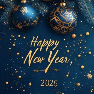 New Year 2025 HD wallpaper