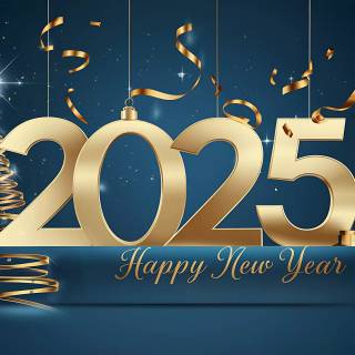 New Year 2025 HD wallpaper