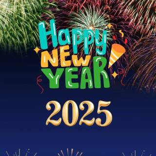 New Year 2025 HD wallpaper