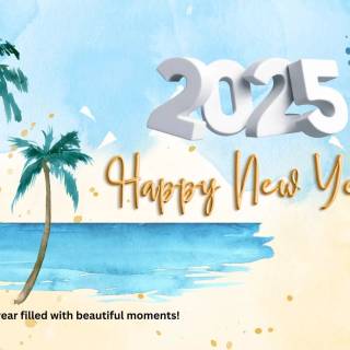 New Year 2025 HD wallpaper