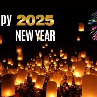 New Year 2025 HD wallpaper