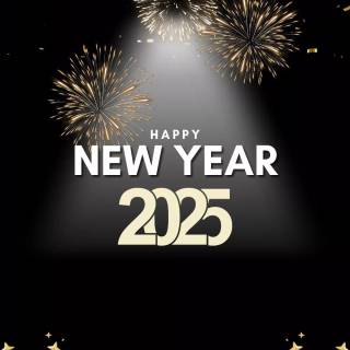 New Year 2025 HD wallpaper