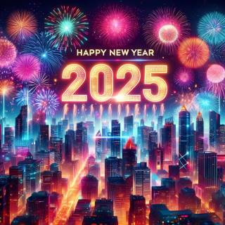 New Year 2025 HD wallpaper