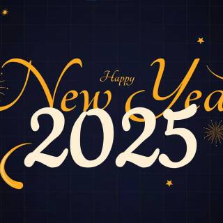 New Year 2025 HD wallpaper