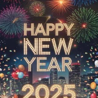 2025 wishes wallpaper