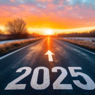 New Year 2025 4k wallpaper