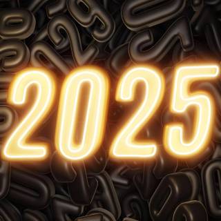 New Year 2025 4k wallpaper