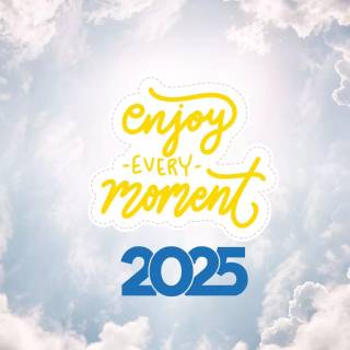 New Year 2025 phone wallpaper