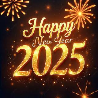 2025 New Year wallpaper