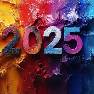 New Year 2025 desktop wallpaper