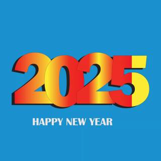 New Year 2025 desktop wallpaper
