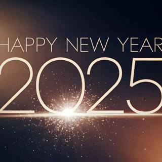 New Year 2025 desktop wallpaper