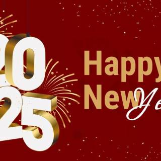 New Year 2025 desktop wallpaper