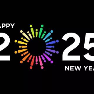 New Year 2025 desktop wallpaper