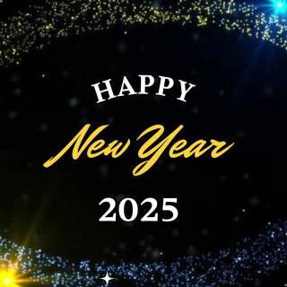 New Year 2025 mobile wallpaper