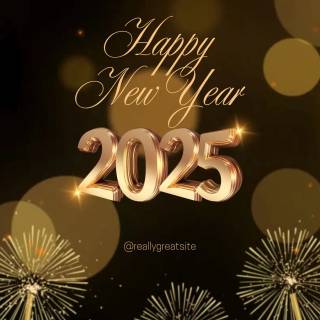 New Year 2025 mobile wallpaper