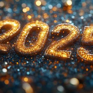 New Year 2025 laptop wallpaper